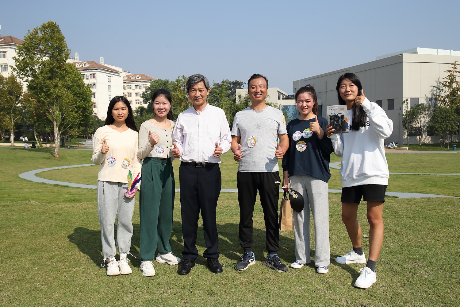 赵可老师课题组参加启新环湖跑活动（通讯员 侯国涛 摄）