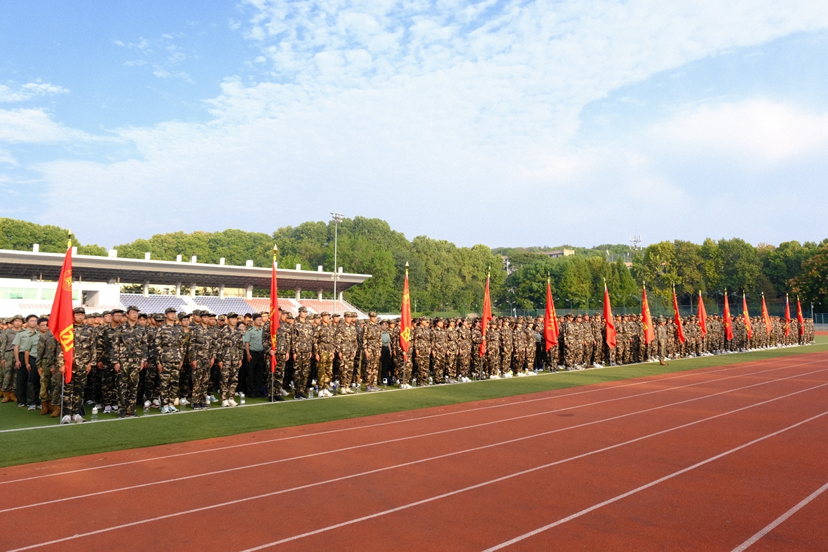 早晨7：15东运动场集合（学通社记者 曹钟允 摄）