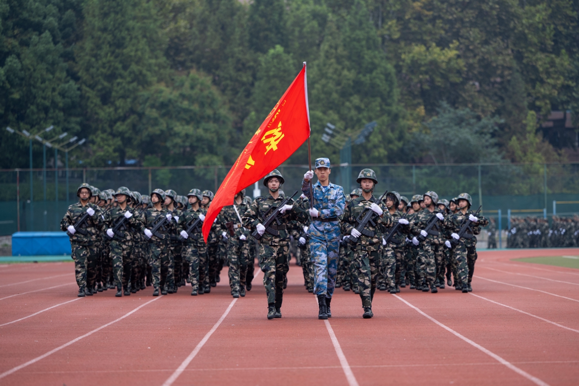 护旗方阵（学通社记者 高言曦 摄）-3654