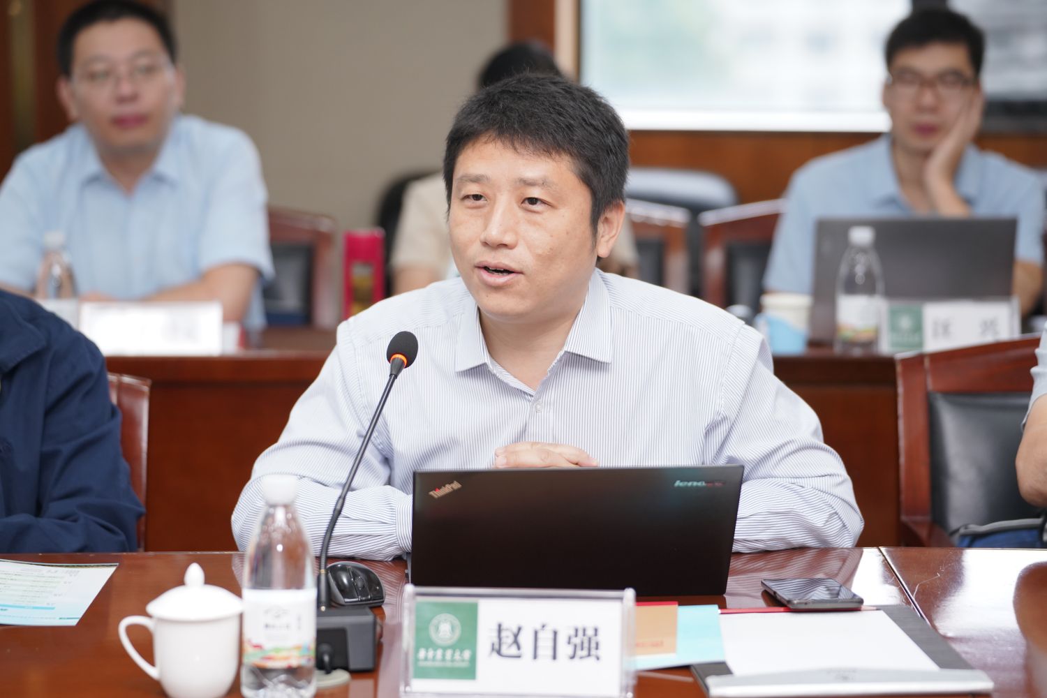 教育部教育质量评估中心认证处处长赵自强指明会议研讨方向