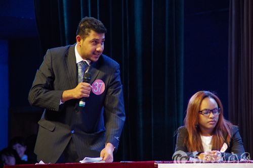 国外友人的风采