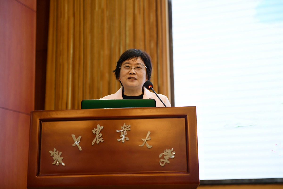 王红玲讲话(记者 徐行 摄)